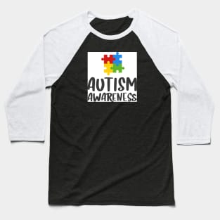Autism Awareness Puzzle Baseball T-Shirt
